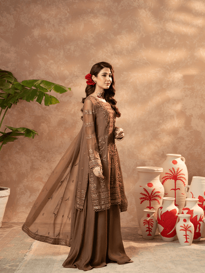 Zebtan | Zeenat Festive Collection | ZN-03 - Pakistani Designer Dress - by Zebtan | Type: Luxury - 100% Original at Saira Sultan