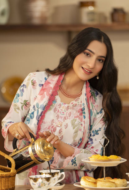 Humdum | Senora Lawn 25 | Senora - D01 L White Lawn