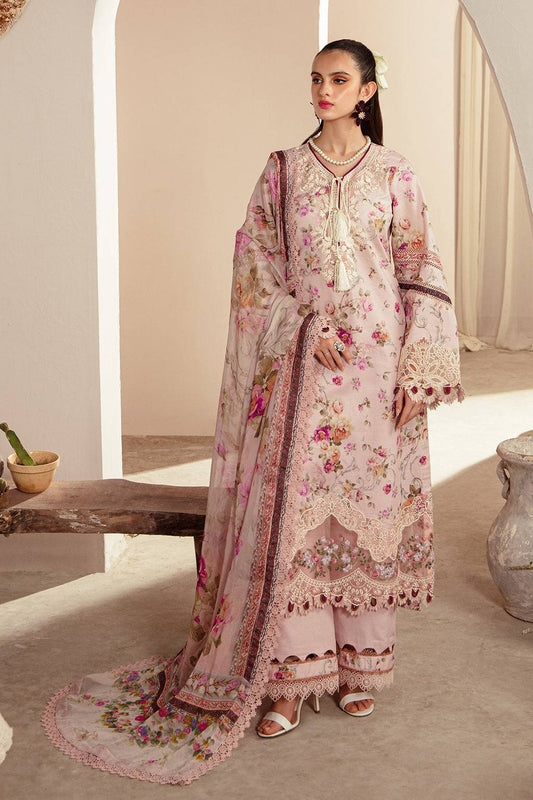 AJR Couture | Alif Affordable Lawn 24 | ROSELLA - Pakistani Designer Dress - by AJR Couture | Type: Luxury - 100% Original at Saira Sultan