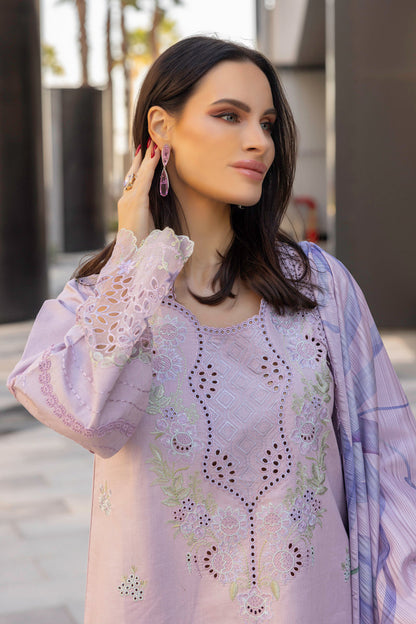 Rangrasiya | Carnation Summer Edit 25 | Amelia M Lilac Lawn