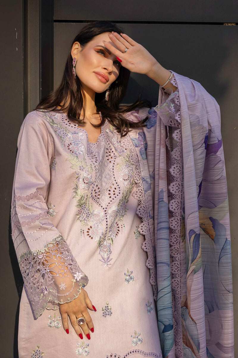 Rangrasiya | Carnation Summer Edit 25 | Amelia L Lilac Lawn
