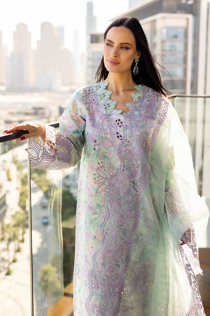 Rangrasiya | Carnation Summer Edit 25 | Isabella L Aqua Blue Lawn
