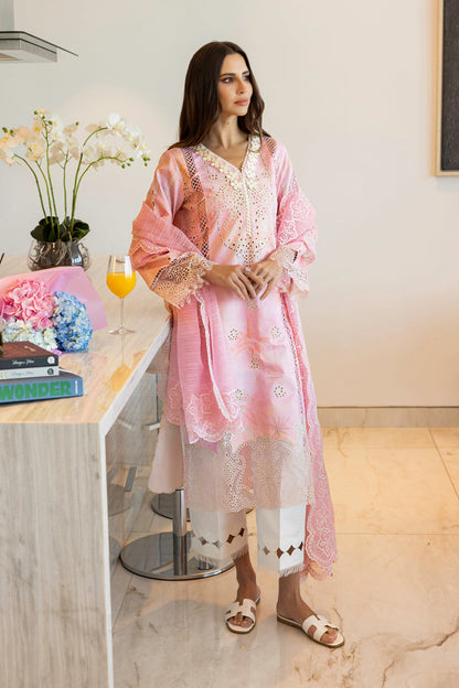 Rangrasiya | Carnation Summer Edit 25 | Freesia S Pink Lawn