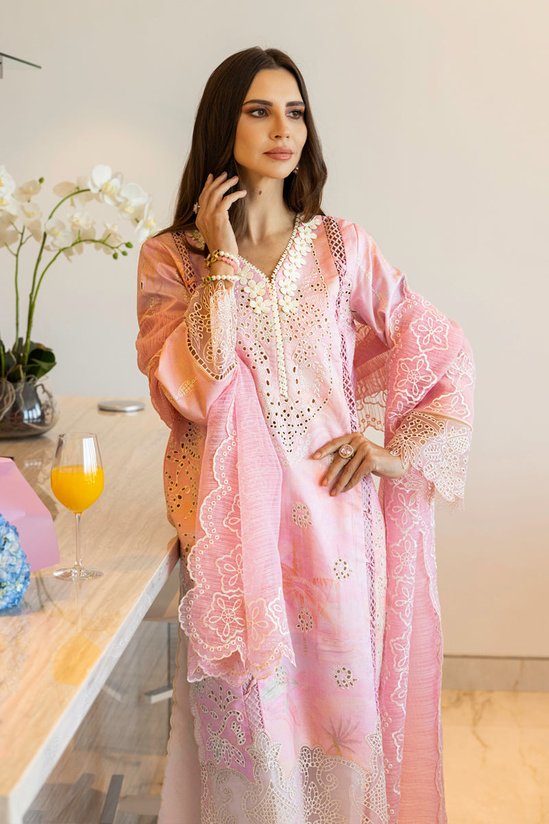 Rangrasiya | Carnation Summer Edit 25 | Freesia L Pink Lawn