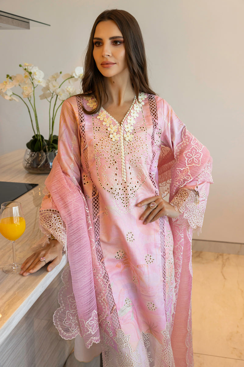 Rangrasiya | Carnation Summer Edit 25 | Freesia M Pink Lawn