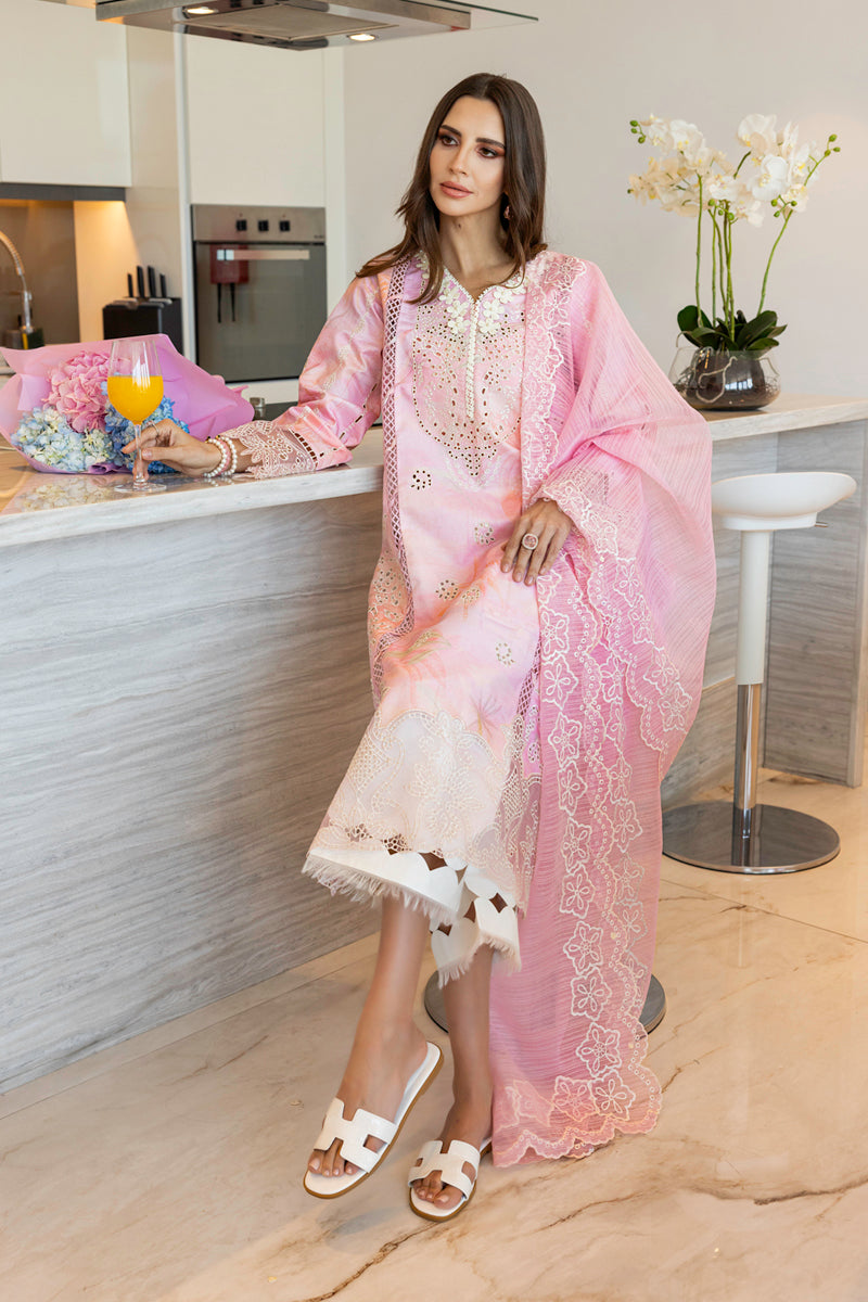 Rangrasiya | Carnation Summer Edit 25 | Freesia XL Pink Lawn