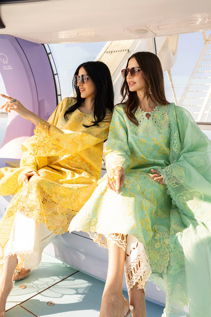 Rangrasiya | Carnation Summer Edit 25 | Liana L Yellow Lawn