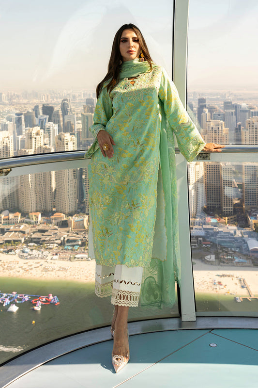 Rangrasiya | Carnation Summer Edit 25 | Bella XS Mint Lawn