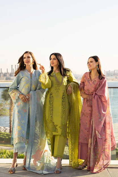 Rangrasiya | Carnation Summer Edit 25 | Aaleen XL Lime Lawn