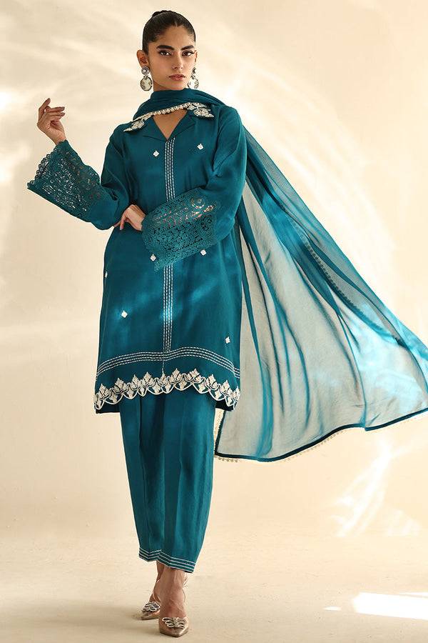 Sana Abbas | Mor Luxe | LUNA - Pakistani Designer Dress - by Sana Abbas - Type : Ladies Clothes - 100% Original at Saira Sultan