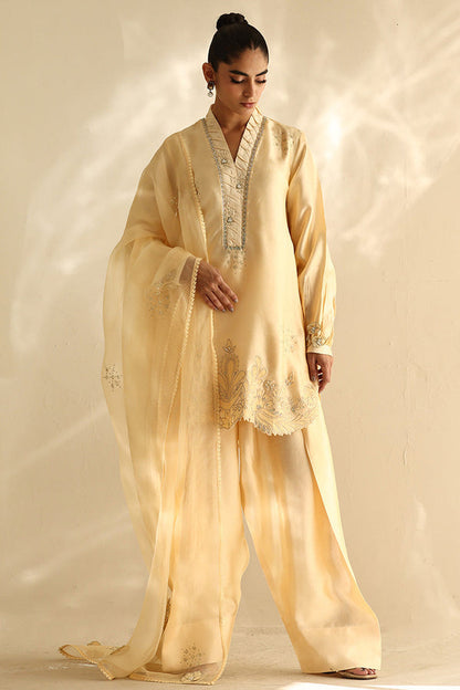 Sana Abbas | Mor Luxe | BUTTER CUP - Pakistani Designer Dress - by Sana Abbas - Type : Ladies Clothes - 100% Original at Saira Sultan