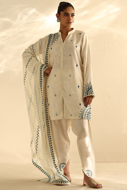 Sana Abbas | Mor Luxe | OCEANIC - Pakistani Designer Dress - by Sana Abbas - Type : Ladies Clothes - 100% Original at Saira Sultan