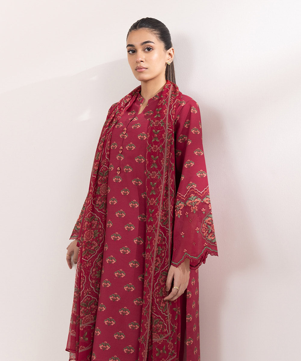 Sapphire | Intermix 2024 | Cambric Suit S-08 - Pakistani Designer Dress - by Sapphire | Type: Casuals - 100% Original at Saira Sultan