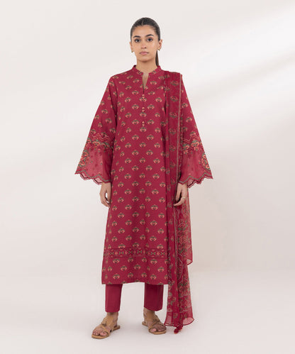 Sapphire | Intermix 2024 | Cambric Suit S-08 - Pakistani Designer Dress - by Sapphire | Type: Casuals - 100% Original at Saira Sultan
