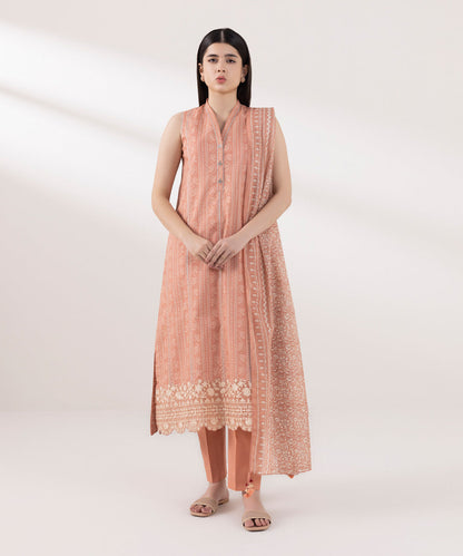 Sapphire | Intermix 2024 | Cambric Suit S-39 - Pakistani Designer Dress - by Sapphire | Type: Casuals - 100% Original at Saira Sultan