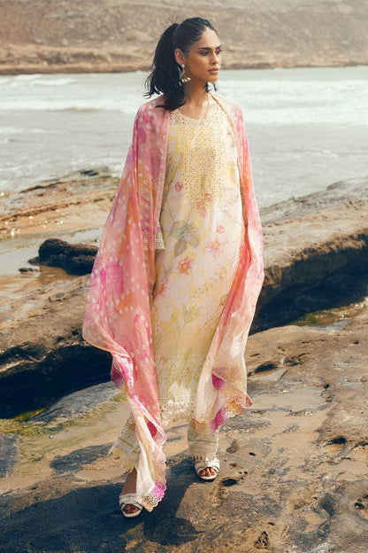Nureh | Gardenia Lawn 24 | N-06 - Pakistani Designer Dress - by Nureh | Type: Luxury - 100% Original at Saira Sultan