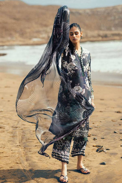 Nureh | Gardenia Lawn 24 | N-04 - Pakistani Designer Dress - by Nureh | Type: Luxury - 100% Original at Saira Sultan