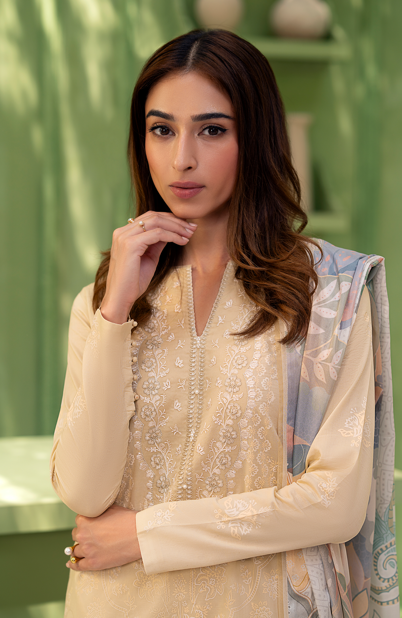 Seran | Artisan Lawn 25 | SOLEIL M Pale Peach Lawn