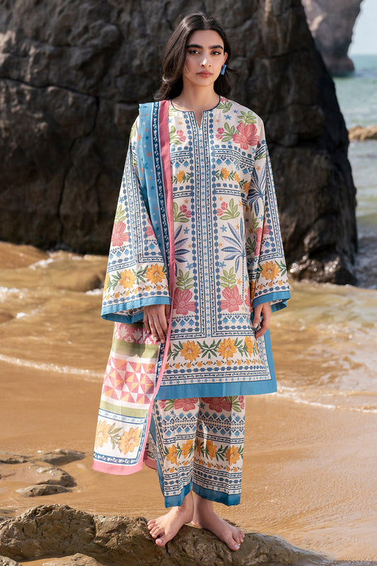 Jazmin | Summer Lawn 25 | USE-9160 XS Off White Lawn