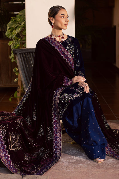 Nureh | Maya Velvet | NW-116 by Nureh - Designer Dress  - Type : Ladies Clothes - Available at Saira Sultan - 100% Original 