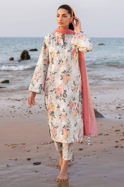 Jazmin | Summer Lawn 25 | USE-9156 L Off White Lawn
