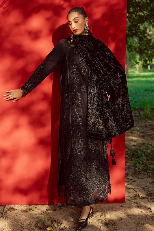 Nureh | Exclusive Leather Peach | NE-191 by Nureh - Designer Dress  - Type : Ladies Clothes - Available at Saira Sultan - 100% Original 