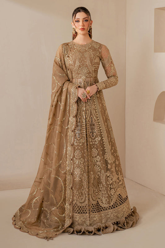 Jazmin | Wedding Formals | WF'25-04 XS Light Brown Chiffon