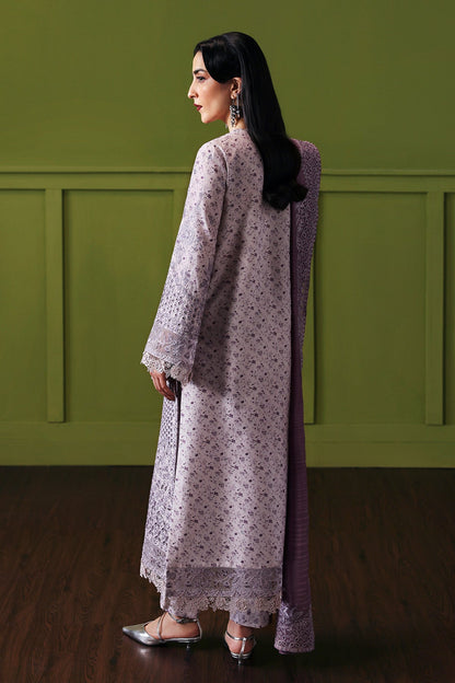 Afrozeh | Rhythm RTW | Empress S Lilac Gray Lawn