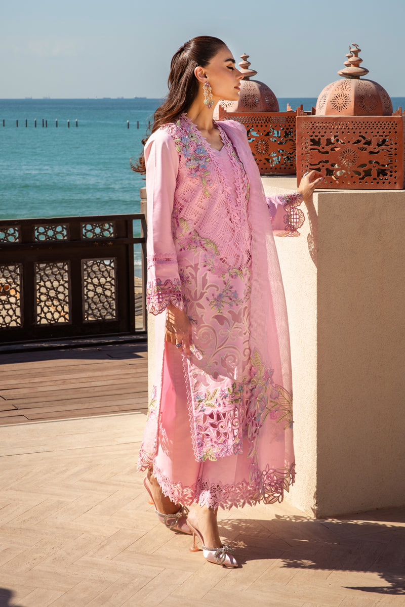 Rangrasiya | Premium Summer Lawn 25 | Natalia S Pink Lawn