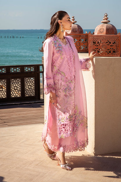 Rangrasiya | Premium Summer Lawn 25 | Natalia S Pink Lawn