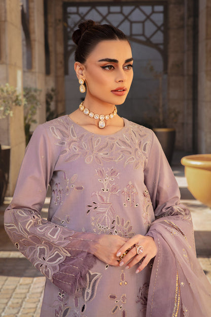 Rangrasiya | Premium Summer Lawn 25 | Prisa M Dusty Pink Lawn