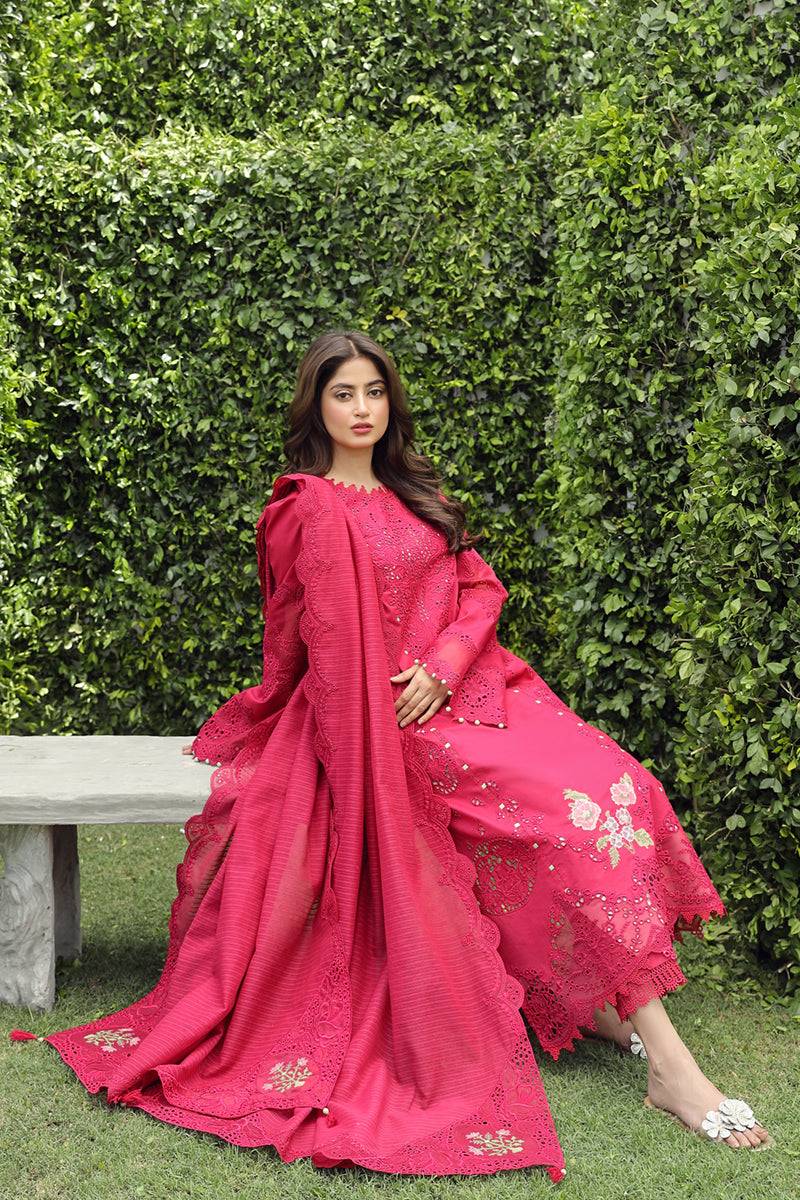 Qalamkar | Festive Lawn 2024 | PS-06 MALIHA - Pakistani Designer Dress - by Qalamkar | Type: Luxury - 100% Original at Saira Sultan