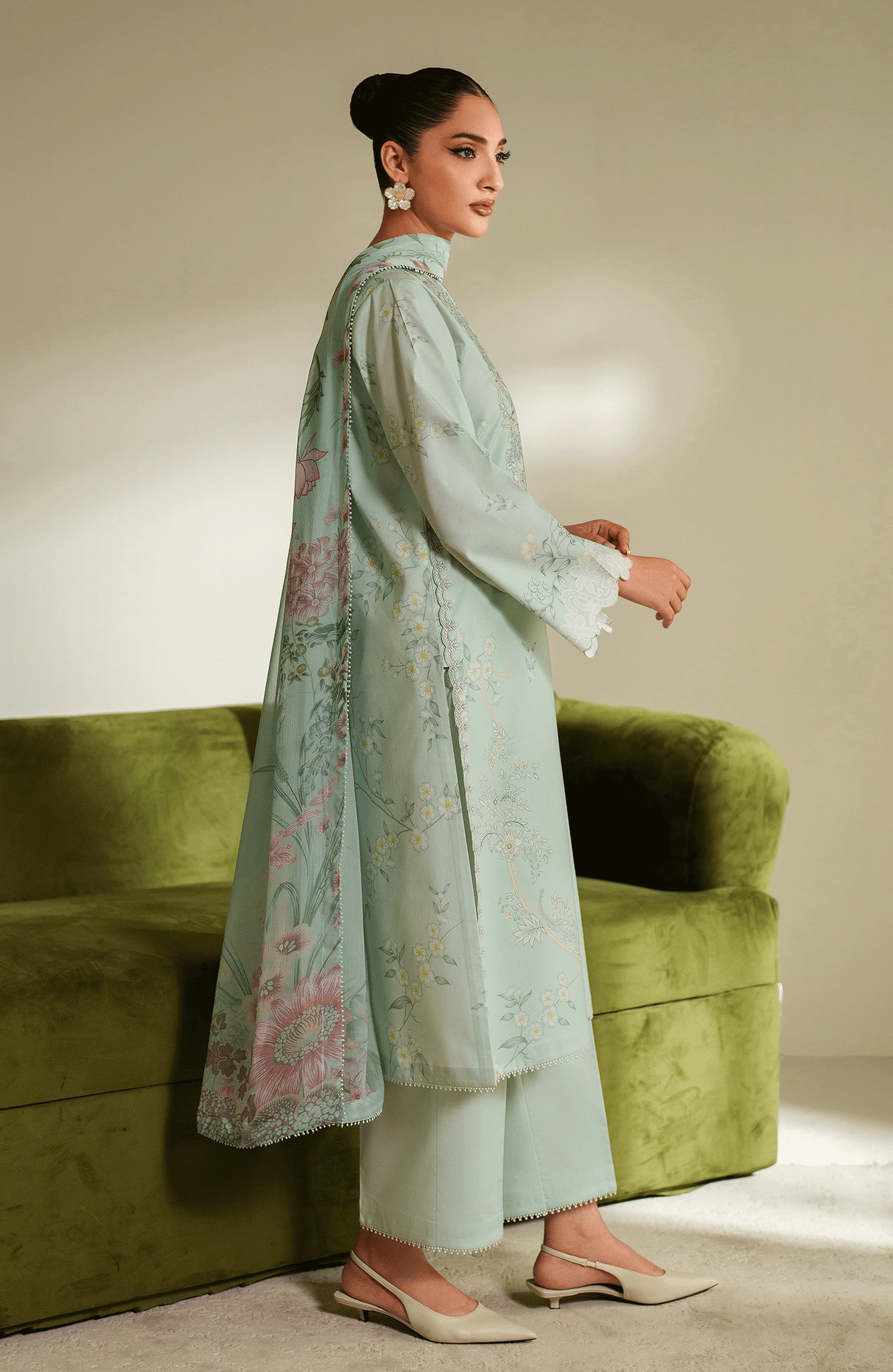 Seran | Ilara Cambric | SERENE - Pakistani Designer Dress - by Seran - Type : Ladies Clothes - 100% Original at Saira Sultan