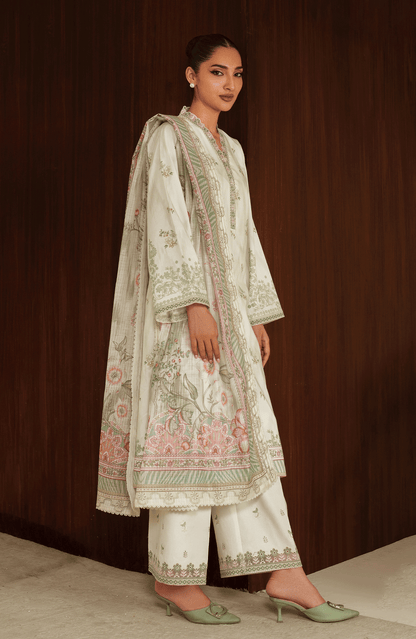 Seran | Ilara Cambric | ELVERRA - Pakistani Designer Dress - by Seran - Type : Ladies Clothes - 100% Original at Saira Sultan
