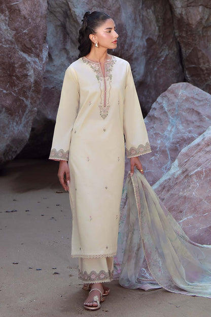 Seran | Afsanah Lawn 25 | AYLIN M Ivory Lawn