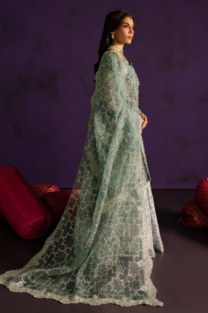 Nureh | Wedding Formals 24 | FP-146 XL Ice Blue Organza