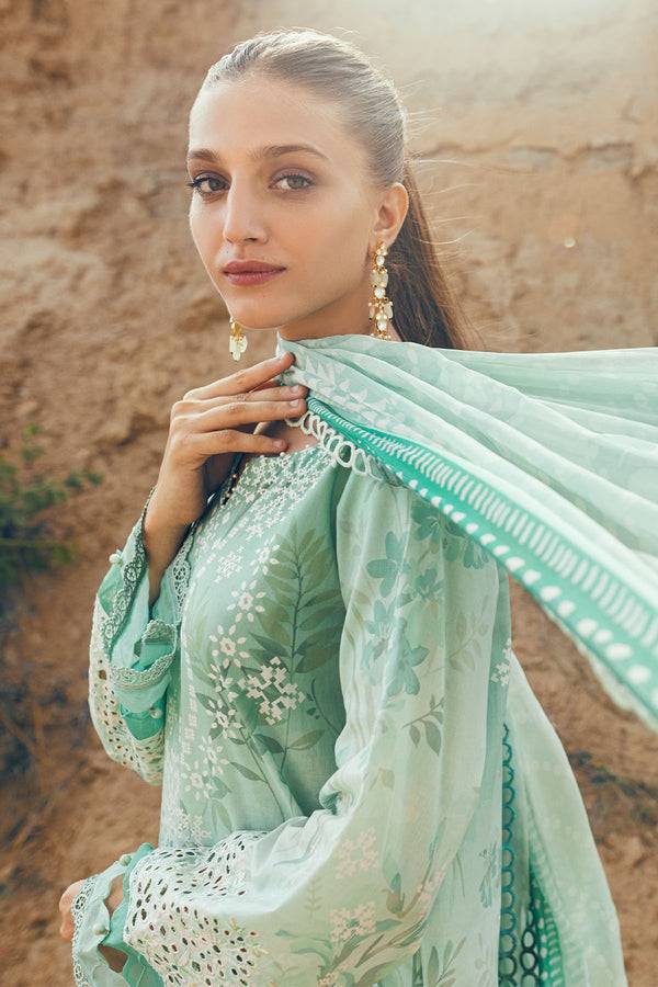Nureh | Gardenia Lawn 24 | N-01 - Pakistani Designer Dress - by Nureh | Type: Luxury - 100% Original at Saira Sultan
