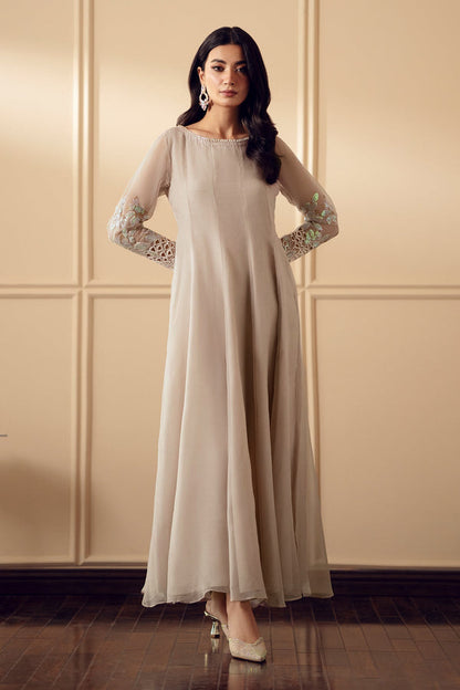 Baroque | Luxury Pret 25 | EMBROIDERED CHIFFON PR-893 - Pakistani Designer Dress - by Baroque - Type : Ladies Clothes - 100% Original at Saira Sultan