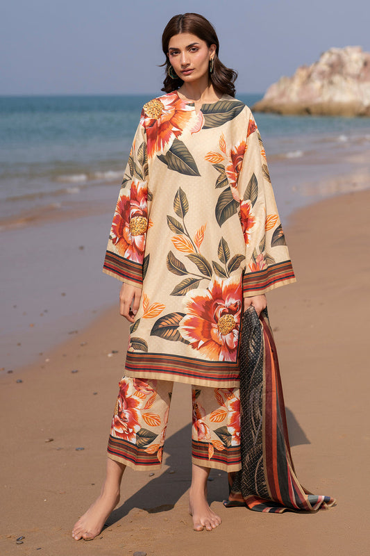 Jazmin | Summer Lawn 25 | USE-9162 XS Pale Yellow Lawn