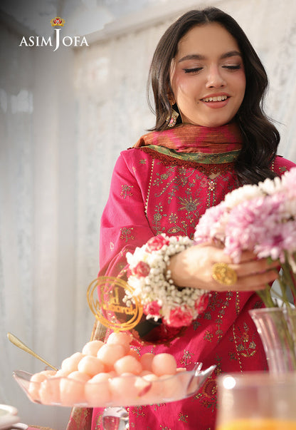 Asim Jofa | Summer Rhapsody | AJUBU-06 Embroidered Jacquard - Pakistani Designer Dress - by Asim Jofa - Type : Ladies Clothes - 100% Original at Saira Sultan