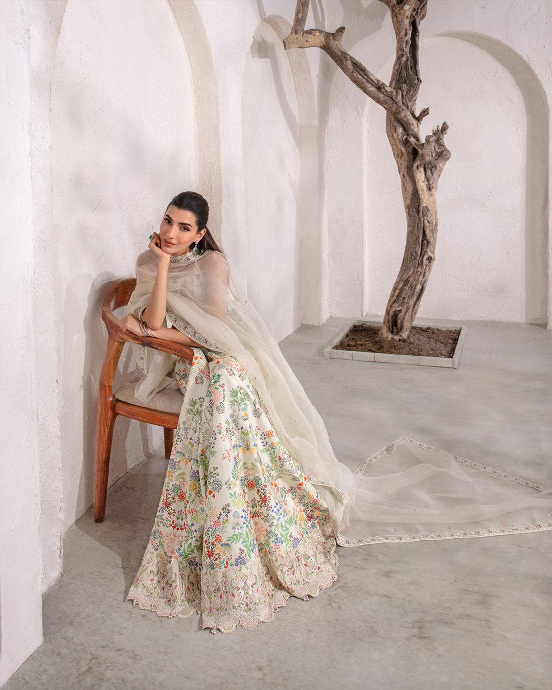 Faiza Saqlain | Lenora Luxury Pret | Floretta - Pakistani Designer Dress - by Faiza Saqlain | Type: Formal - 100% Original at Saira Sultan