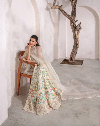 Faiza Saqlain | Lenora Luxury Pret | Floretta - Pakistani Designer Dress - by Faiza Saqlain | Type: Formal - 100% Original at Saira Sultan