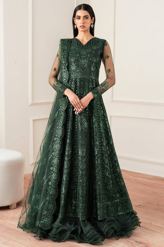 Farasha | Essence Formals 25 | Emerald Muse - Pakistani Designer Dress - by Farasha - Type : Ladies Clothes - 100% Original at Saira Sultan
