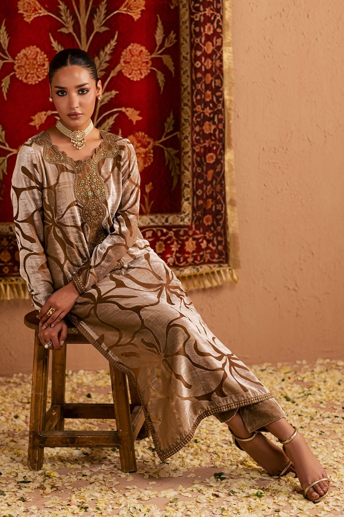 Nureh | Ballerina Winter 25 | NU2-191 by Nureh - Designer Dress  - Type : Ladies Clothes - Available at Saira Sultan - 100% Original 