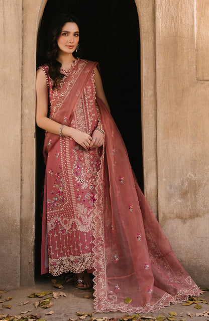 Fiona | Sarang Lawn 25 | Dilara XL Pink Lawn