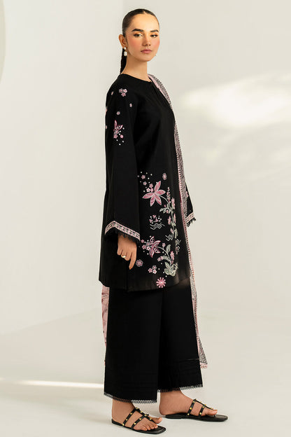 Farasha | Thread Lines Embroidered | Floral Meadow