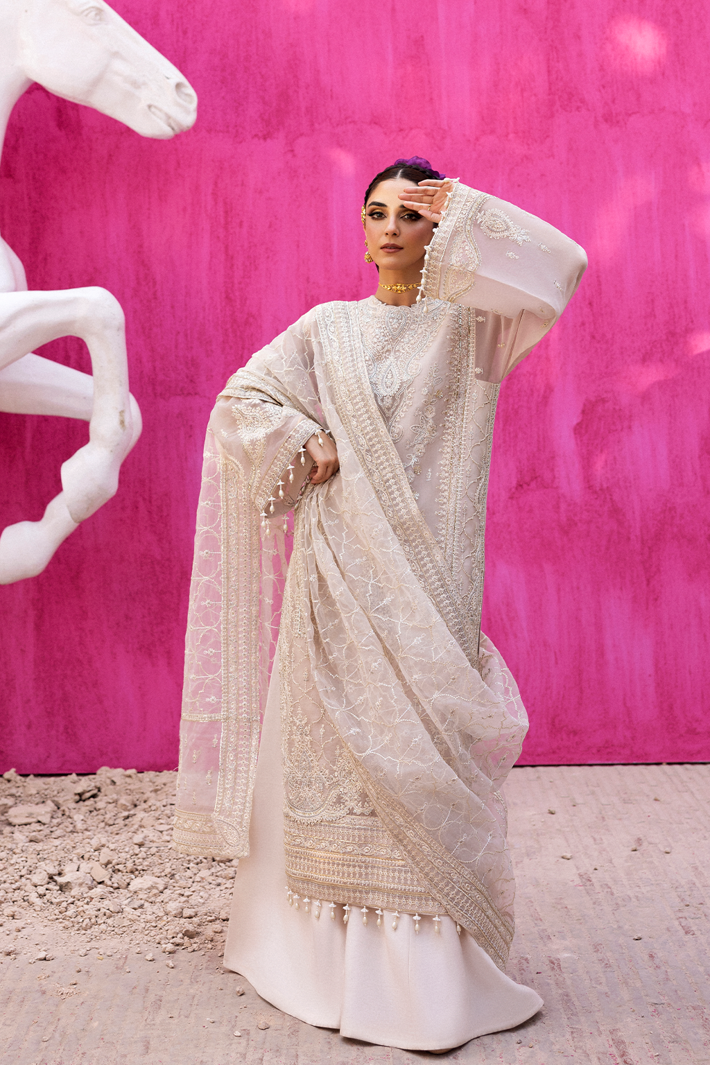 Emaan Adeel I The Empress Wedding Formals I LUMESSE - Pakistani Designer Dress - by Emaan Adeel - Type : Ladies Clothes - 100% Original at Saira Sultan