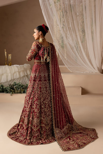 Batik | Aurelia Bridals | Barbeena 4PC M Red Raw Silk
