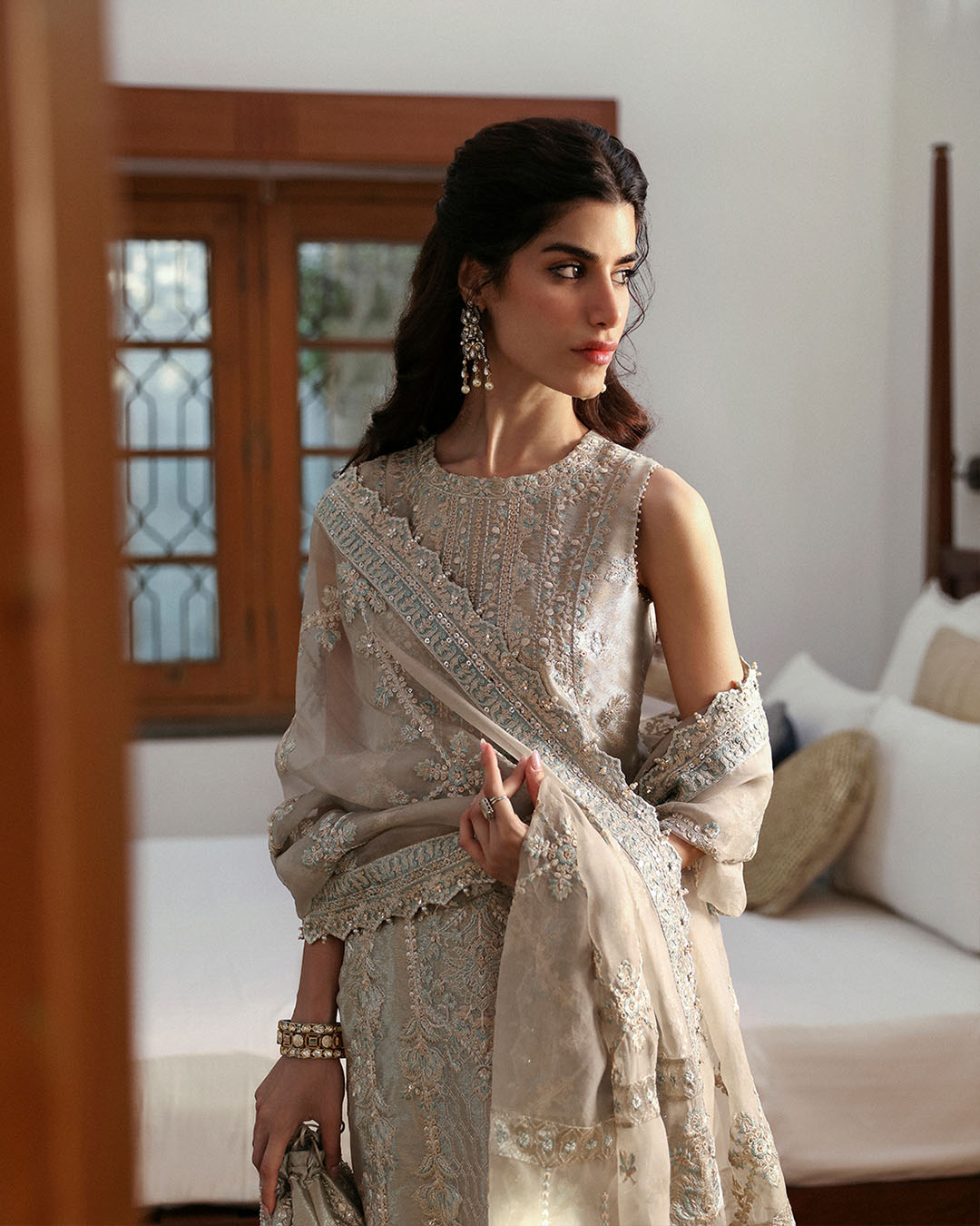 Faiza Saqlain | Mehermah Luxe Formals | Damaris - Pakistani Designer Dress - by Faiza Saqlain | Type: Formal - 100% Original at Saira Sultan