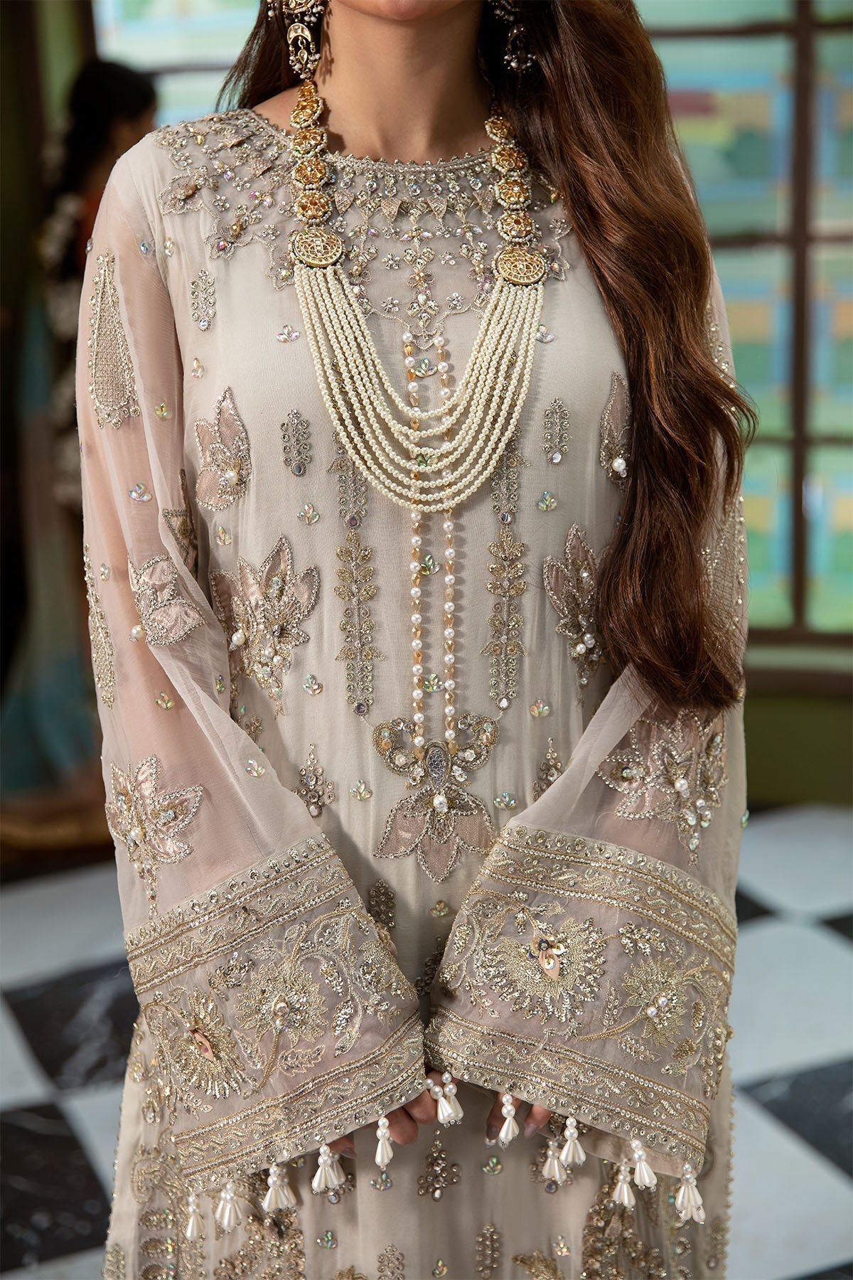Nureh | Jhoomro Wedding Formals | NL-51 - FASANA - Pakistani Designer Dress - by Nureh | Type: Bridal - 100% Original at Saira Sultan